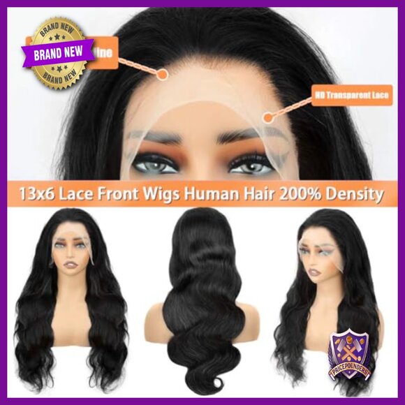 30 Inch Body Wave Human Hair Lace Front Wig Pre Plucked Glueless main image 5